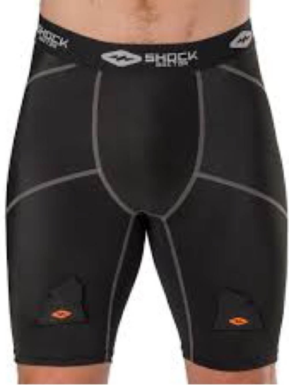 Shock Doctor Boys' Black Compression Shorts